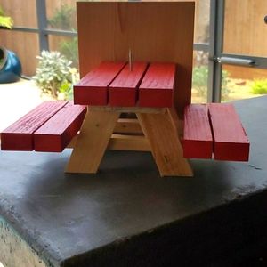 Squirrel Picnic Table